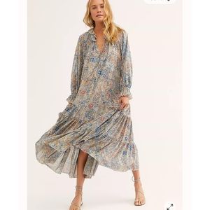 Free People × Feeling Groovy Maxi Dress Sz /M